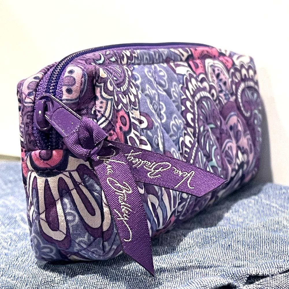 Vera Bradley Cosmetic Bag Top Zip Quilted